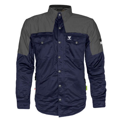 Ultra Reflective Shirt - Navy Blue Nebula with Pads