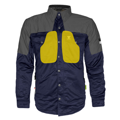 Ultra Reflective Shirt - Navy Blue Nebula with Pads