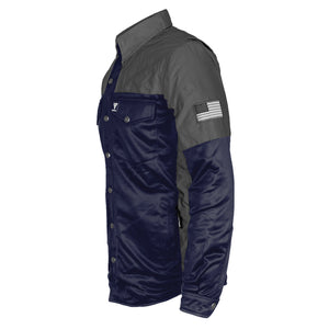 Ultra Reflective Shirt - Navy Blue Nebula with Pads