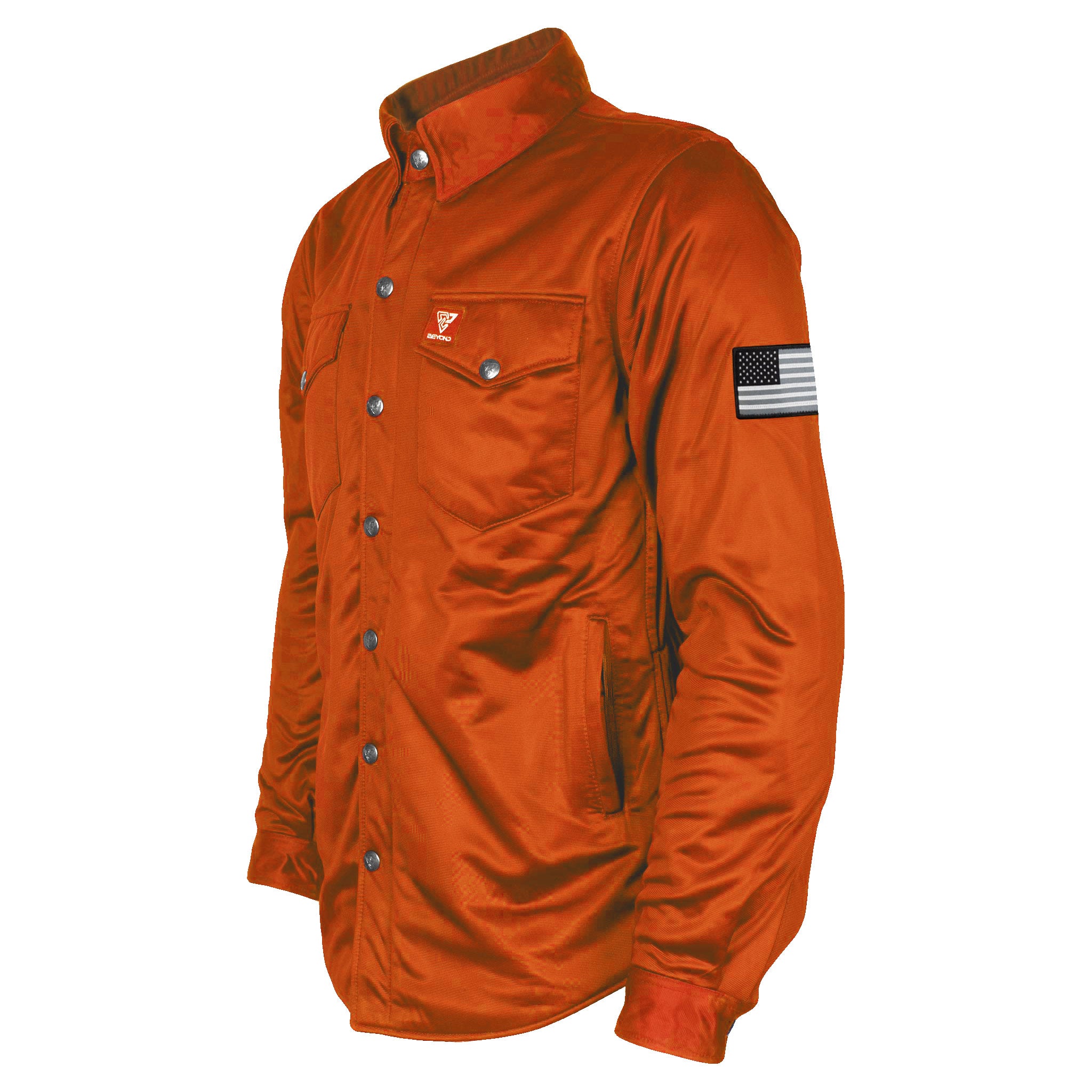 Ultra-Protective-Shirt-For-Men-Orange-Solid-Left-45
