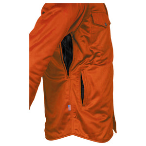 Ultra-Protective-Shirt-For-Men-Orange-Solid-Right-Pocket-Under-the-Sleeve