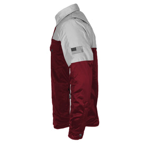Ultra Reflective Shirt - Red Maroon Eclipse with Pads