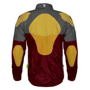 Ultra Reflective Shirt - Red Maroon Nebula with Pads