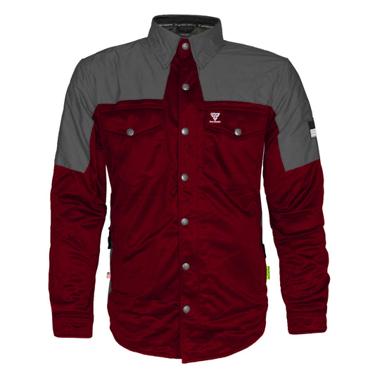 Ultra Reflective Shirt - Red Maroon Nebula with Pads