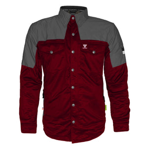 Ultra Reflective Shirt - Red Maroon Nebula with Pads