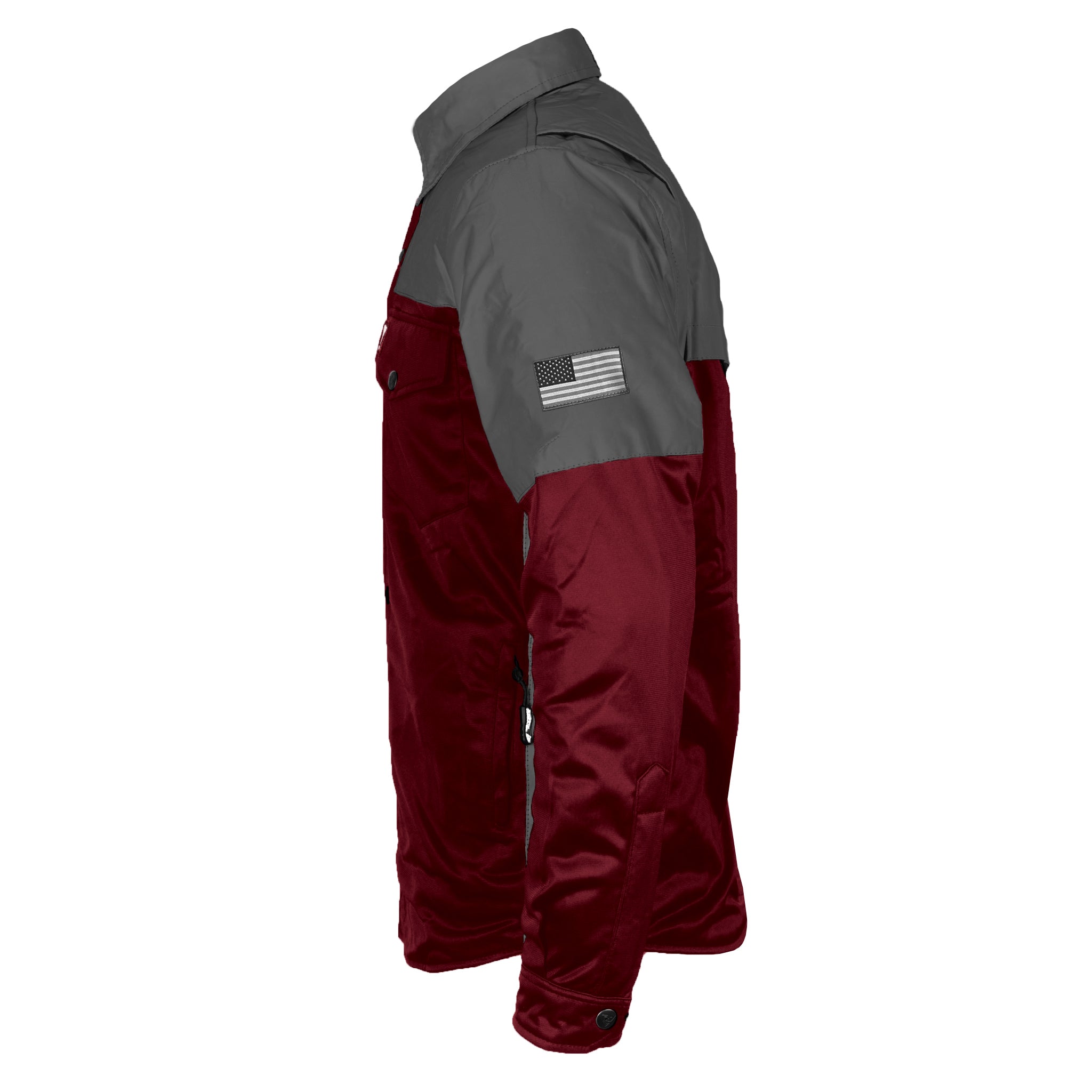 Ultra Reflective Shirt - Red Maroon Nebula with Pads