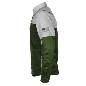 Ultra Reflective Shirt - Army Green Eclipse with Pads