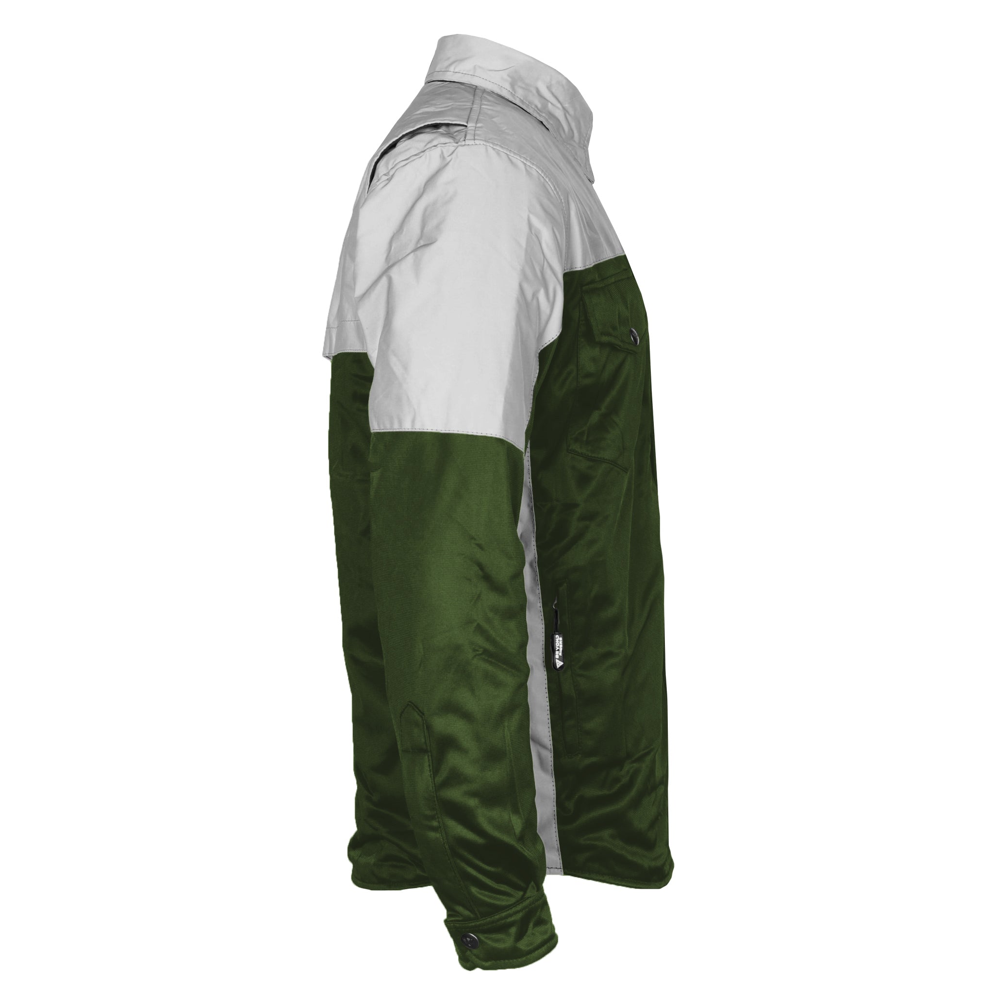 Ultra Reflective Shirt - Army Green Eclipse with Pads