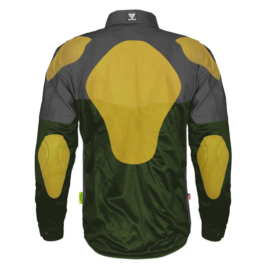 Ultra Reflective Shirt - Army Green Nebula with Pads