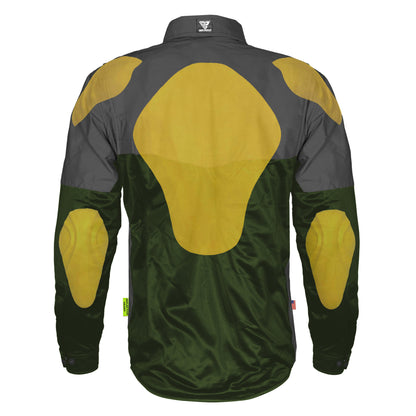 Ultra Reflective Shirt - Army Green Nebula with Pads