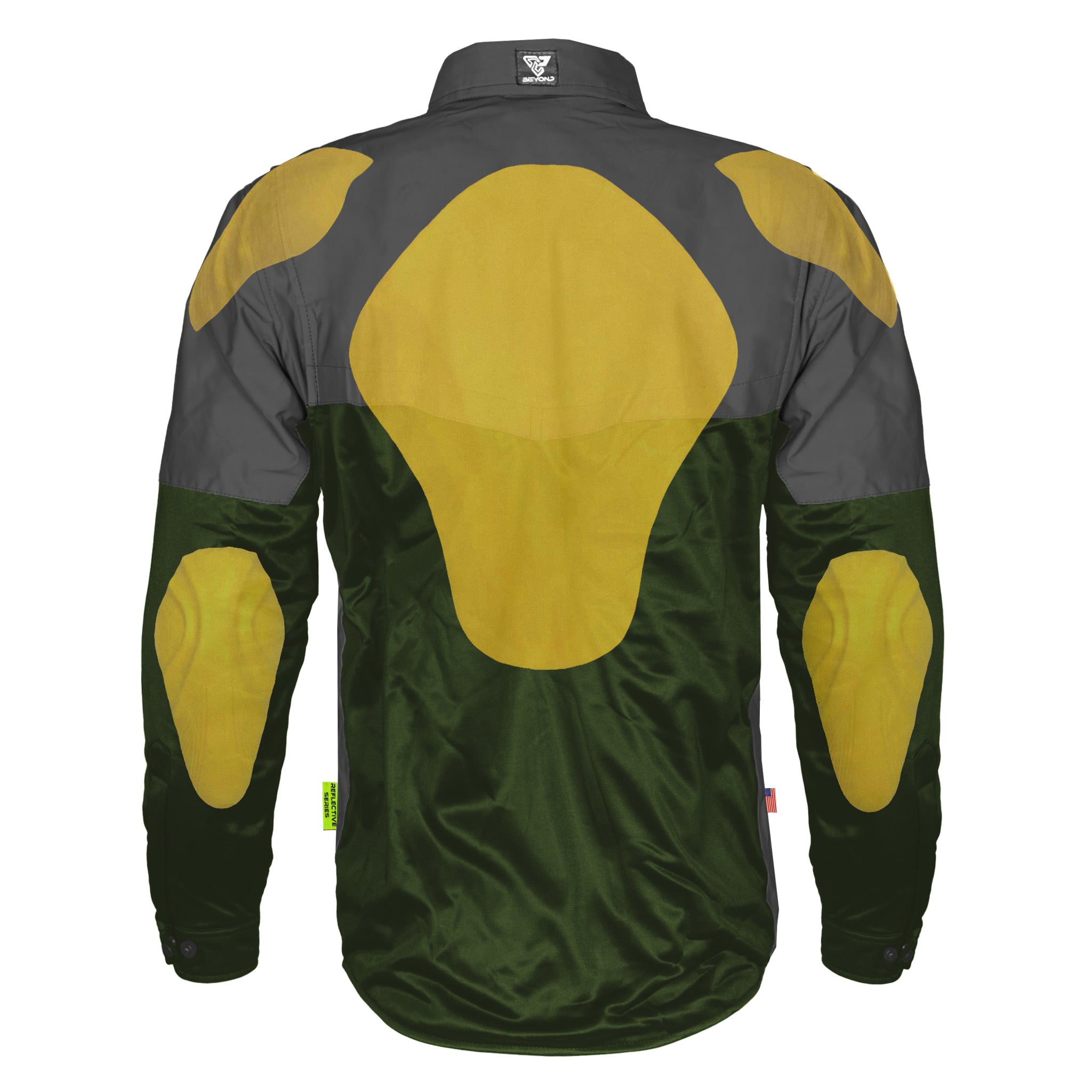 Ultra Reflective Shirt - Army Green Nebula with Pads