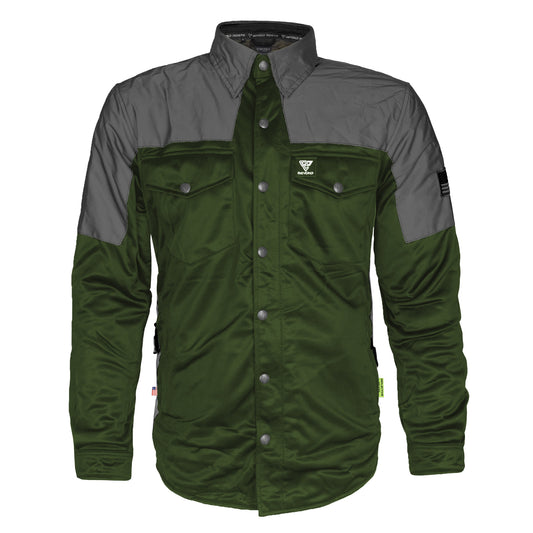 Ultra Reflective Shirt - Army Green Nebula with Pads
