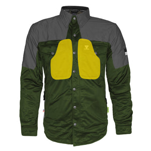 Ultra Reflective Shirt - Army Green Nebula with Pads