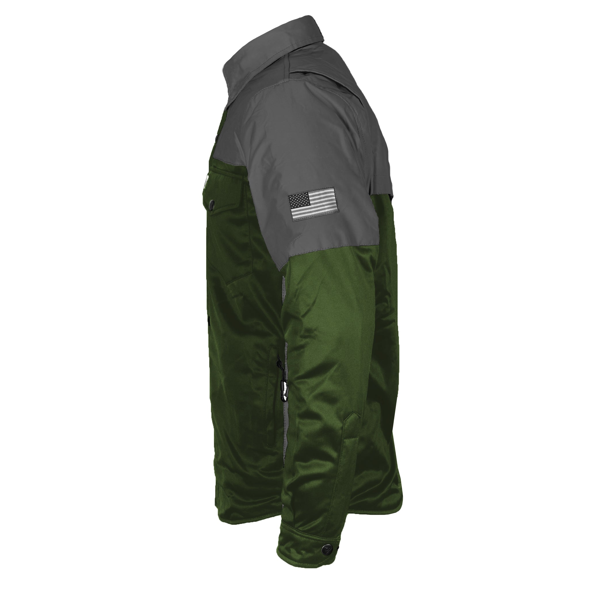 Ultra Reflective Shirt - Army Green Nebula with Pads