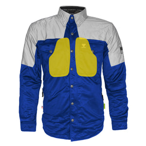 Ultra Reflective Shirt - Blue Eclipse with Pads