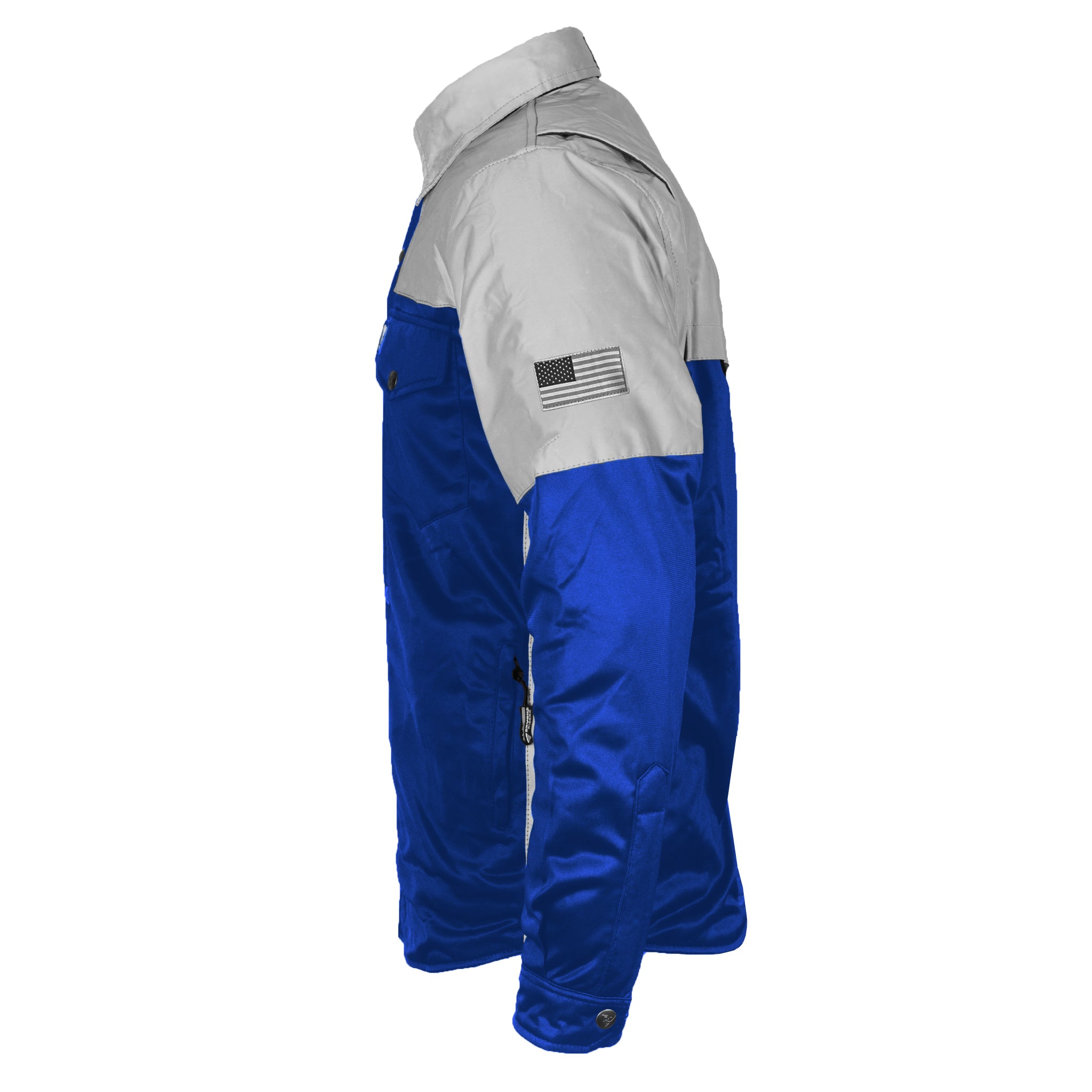 Ultra Reflective Shirt - Blue Eclipse with Pads