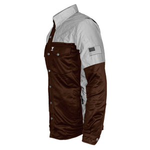 Ultra Reflective Shirt - Brown Eclipse with Pads