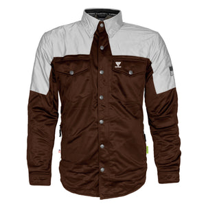 Ultra Reflective Shirt - Brown Eclipse with Pads