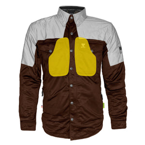 Ultra Reflective Shirt - Brown Eclipse with Pads