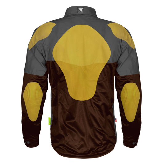 Ultra Reflective Shirt - Brown Nebula with Pads