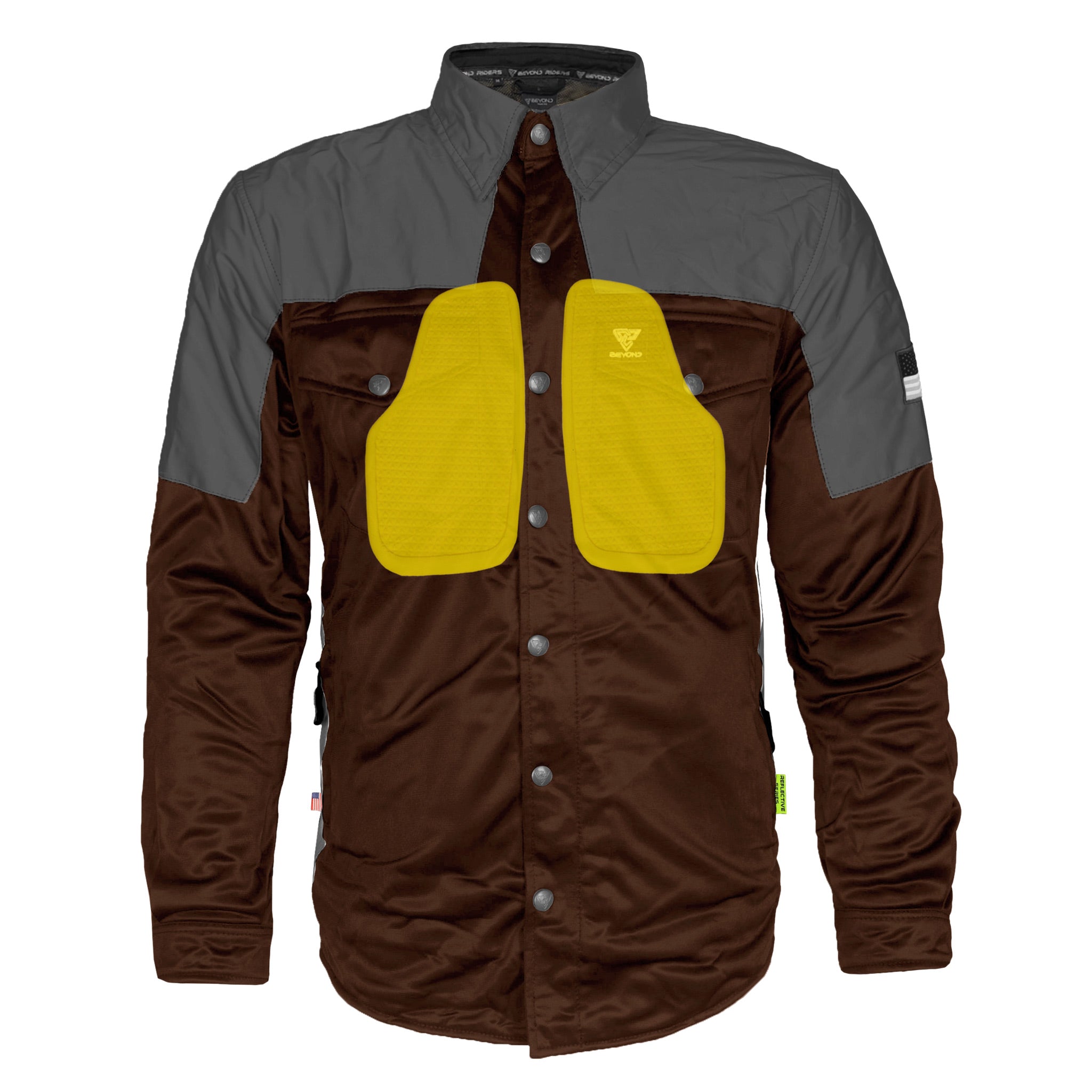 Ultra Reflective Shirt - Brown Nebula with Pads