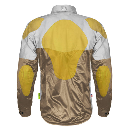 Ultra Reflective Shirt - Camel Eclipse with Pads