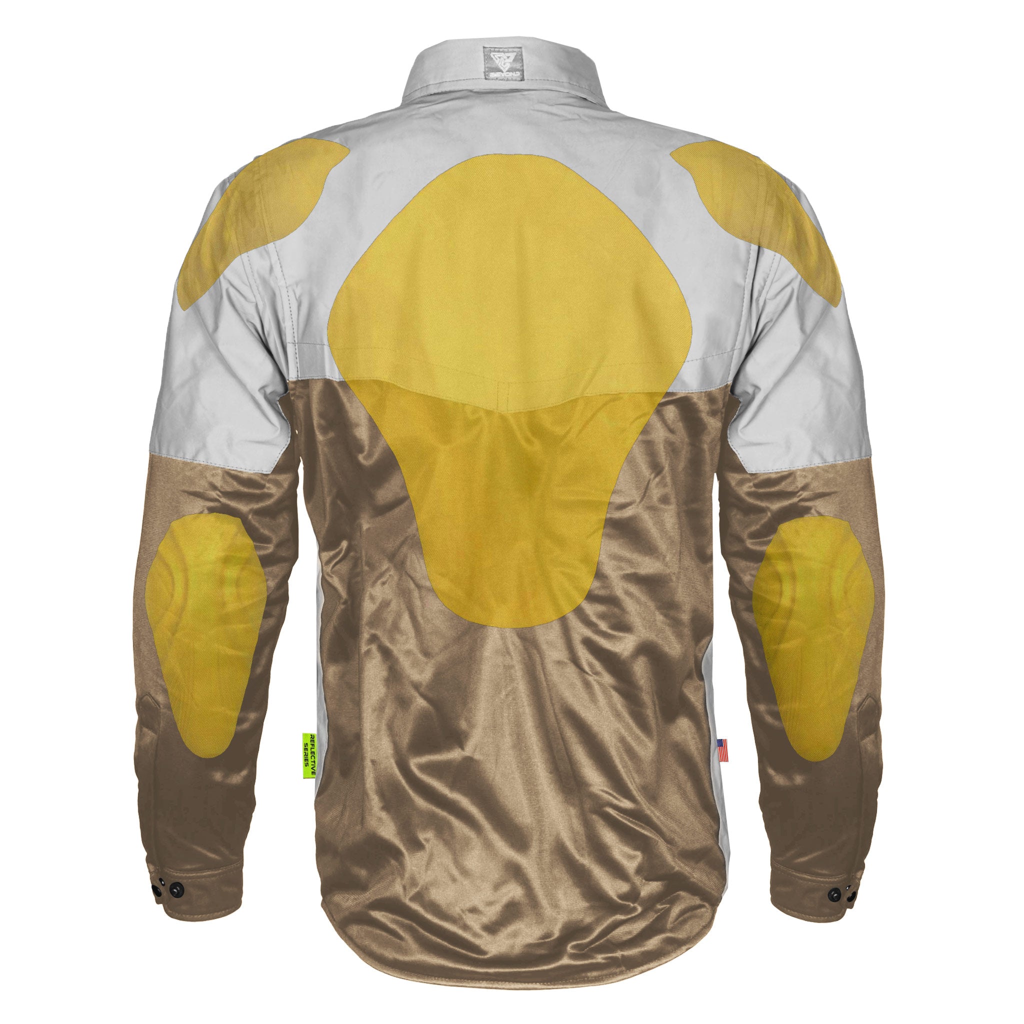 Ultra Reflective Shirt - Camel Eclipse with Pads