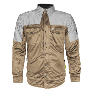 Ultra Reflective Shirt - Camel Eclipse with Pads