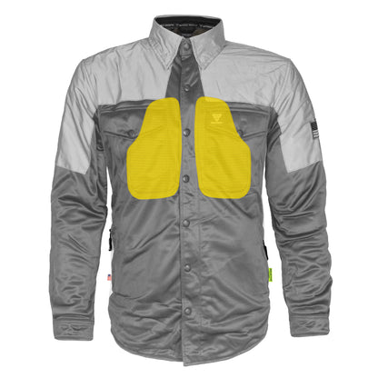Ultra Reflective Shirt - Dark Grey Eclipse with Pads