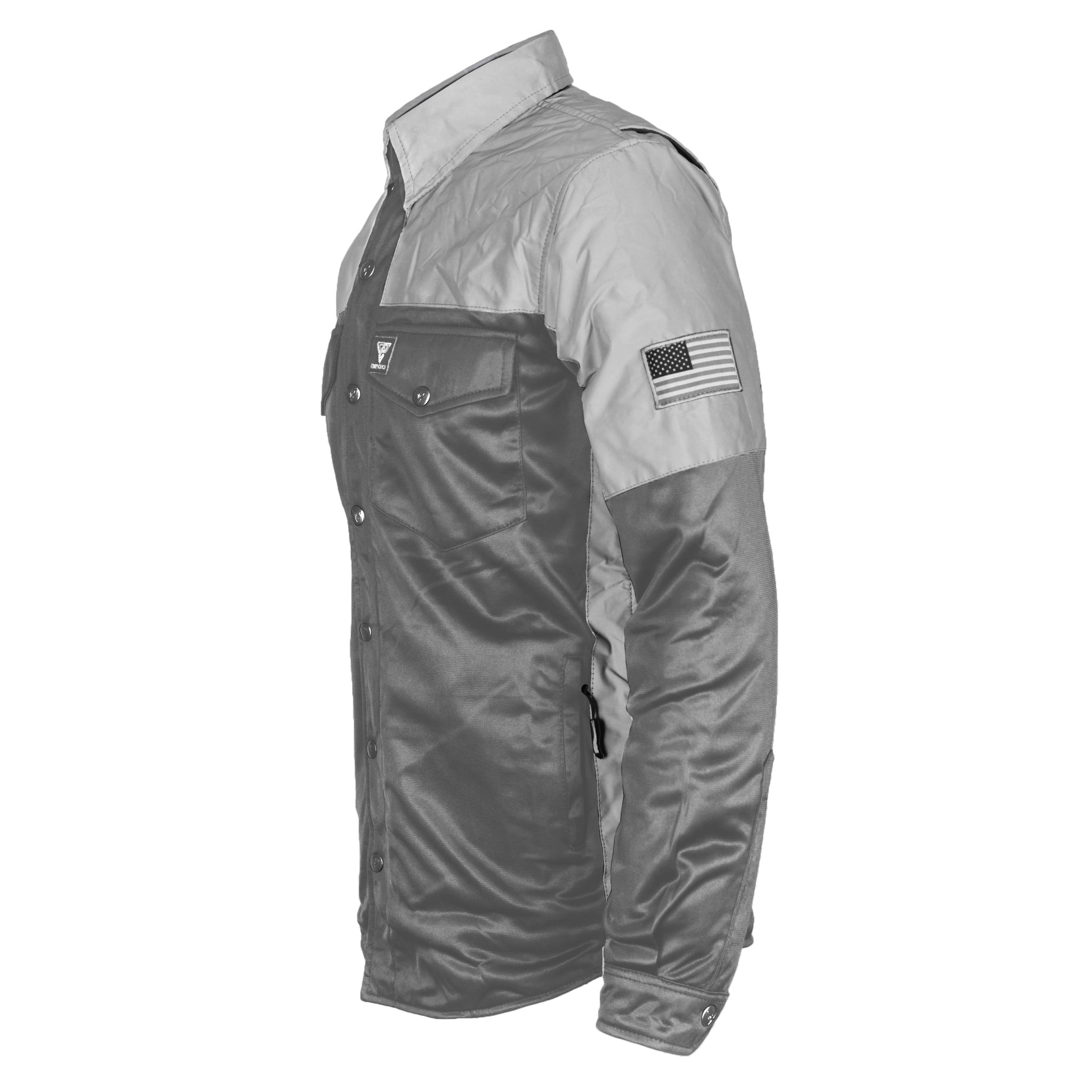 Ultra Reflective Shirt - Dark Grey Eclipse with Pads