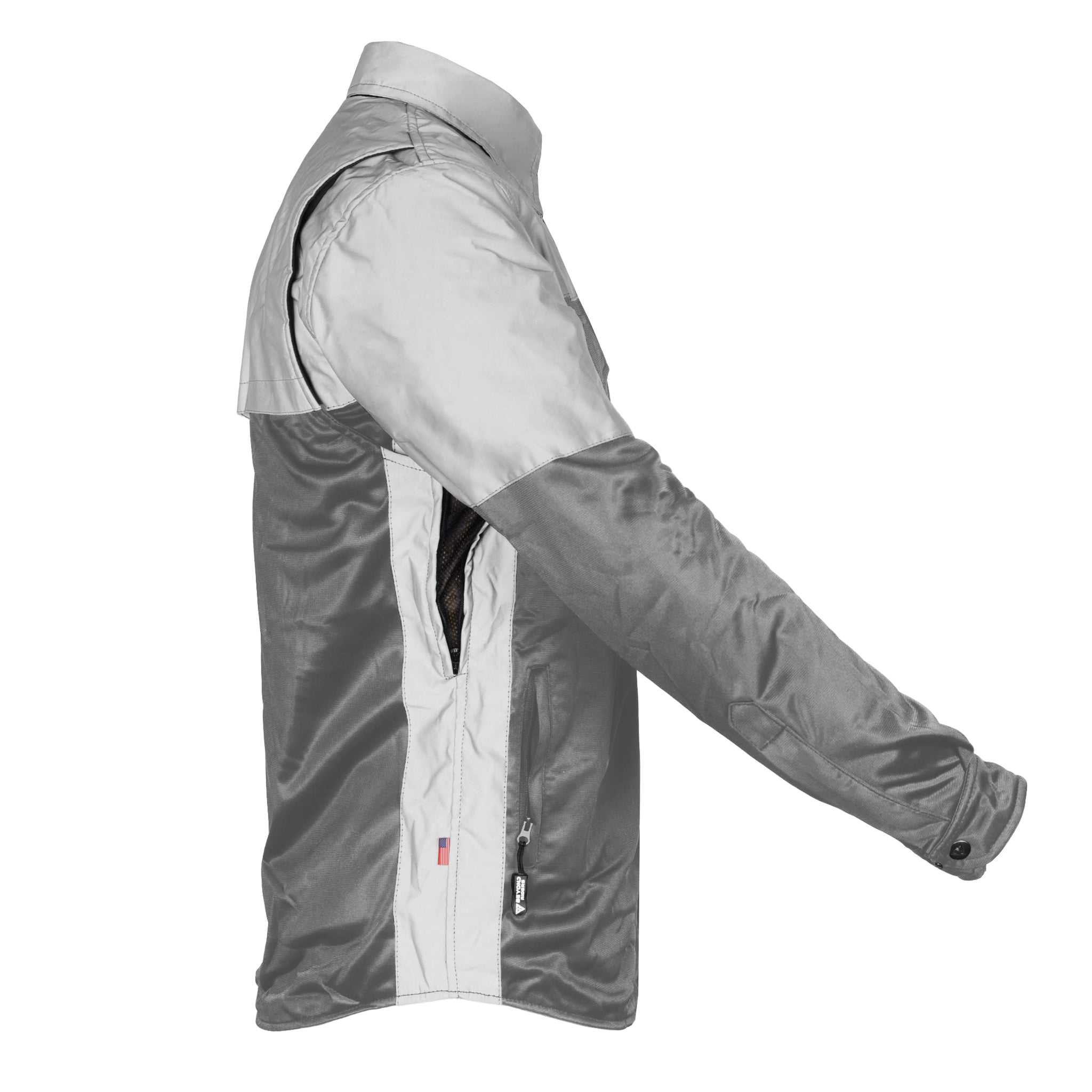 Ultra Reflective Shirt - Dark Grey Eclipse with Pads
