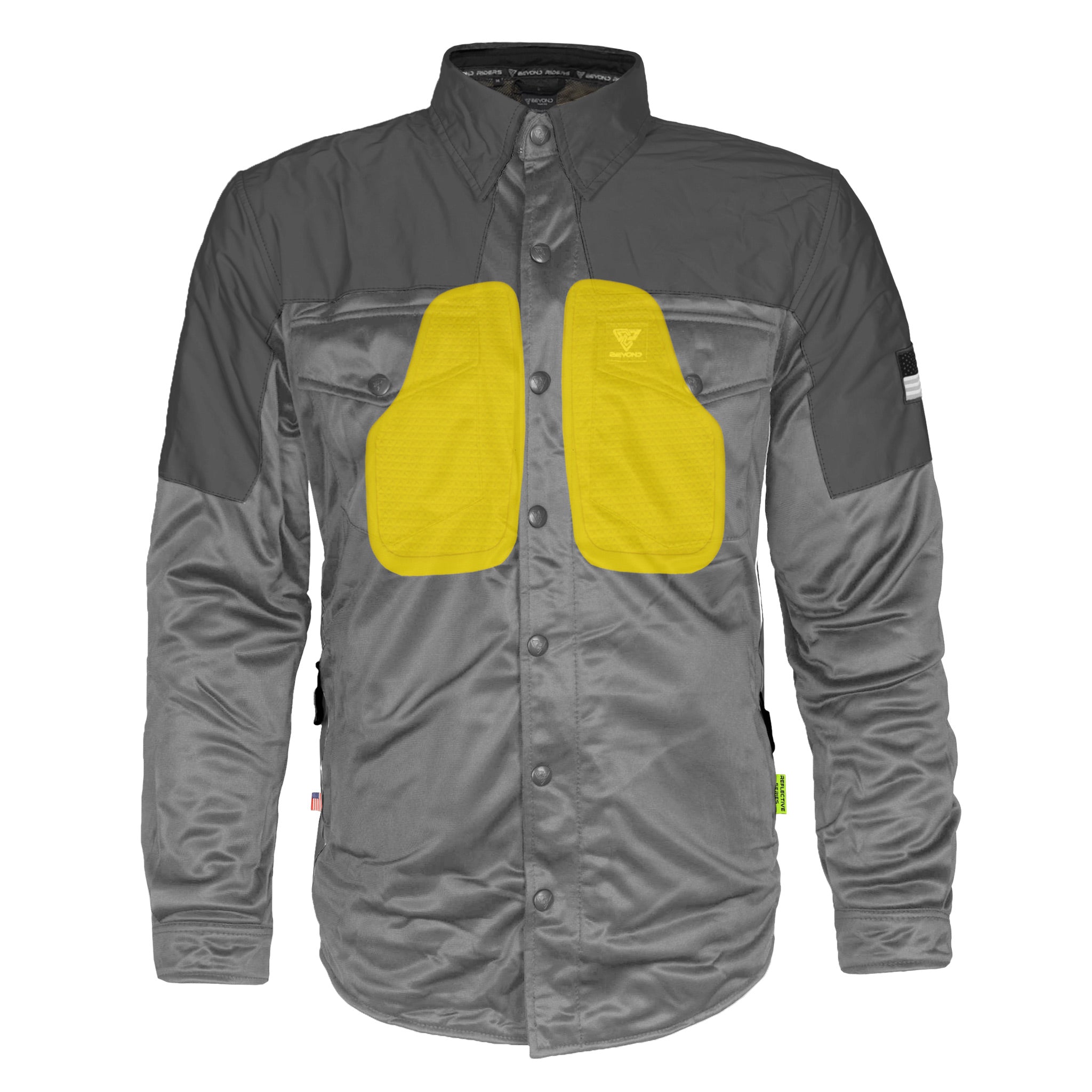Ultra Reflective Shirt - Dark Grey Nebula with Pads