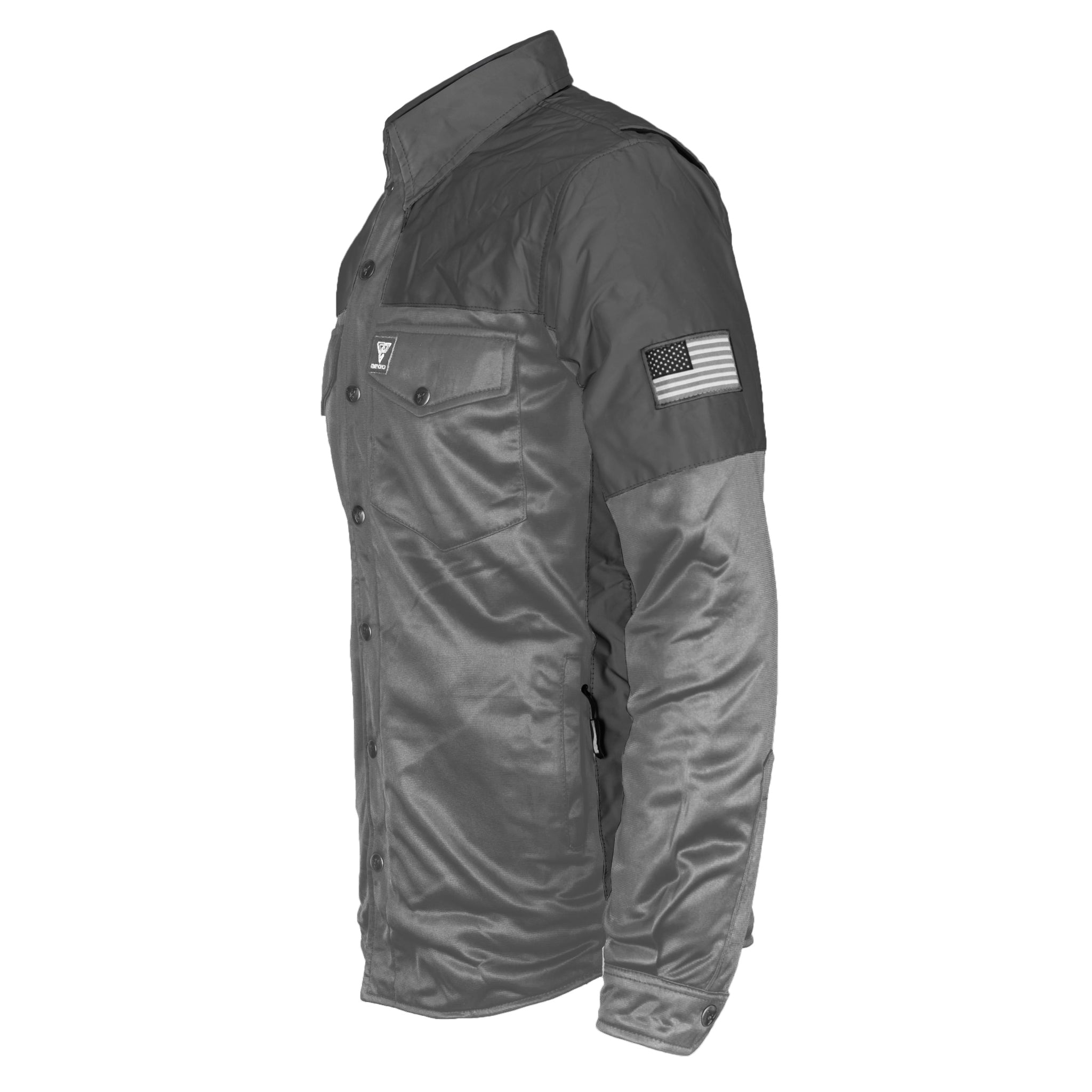 Ultra Reflective Shirt - Dark Grey Nebula with Pads