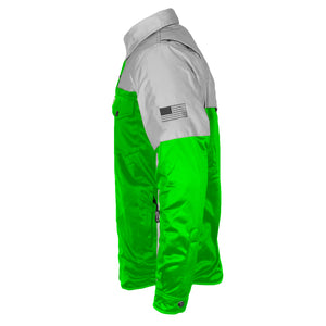 Ultra Reflective Shirt - Green Eclipse with Pads