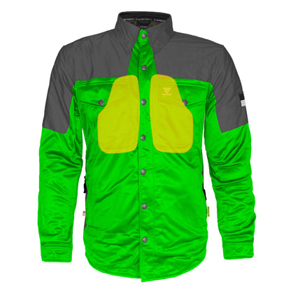 Ultra Reflective Shirt - Green Nebula with Pads