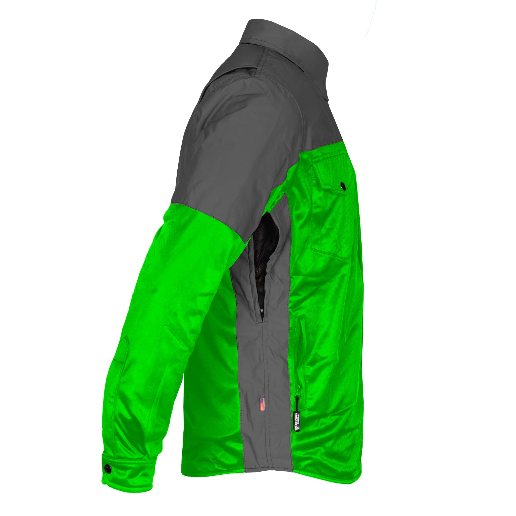 Ultra Reflective Shirt - Green Nebula with Pads
