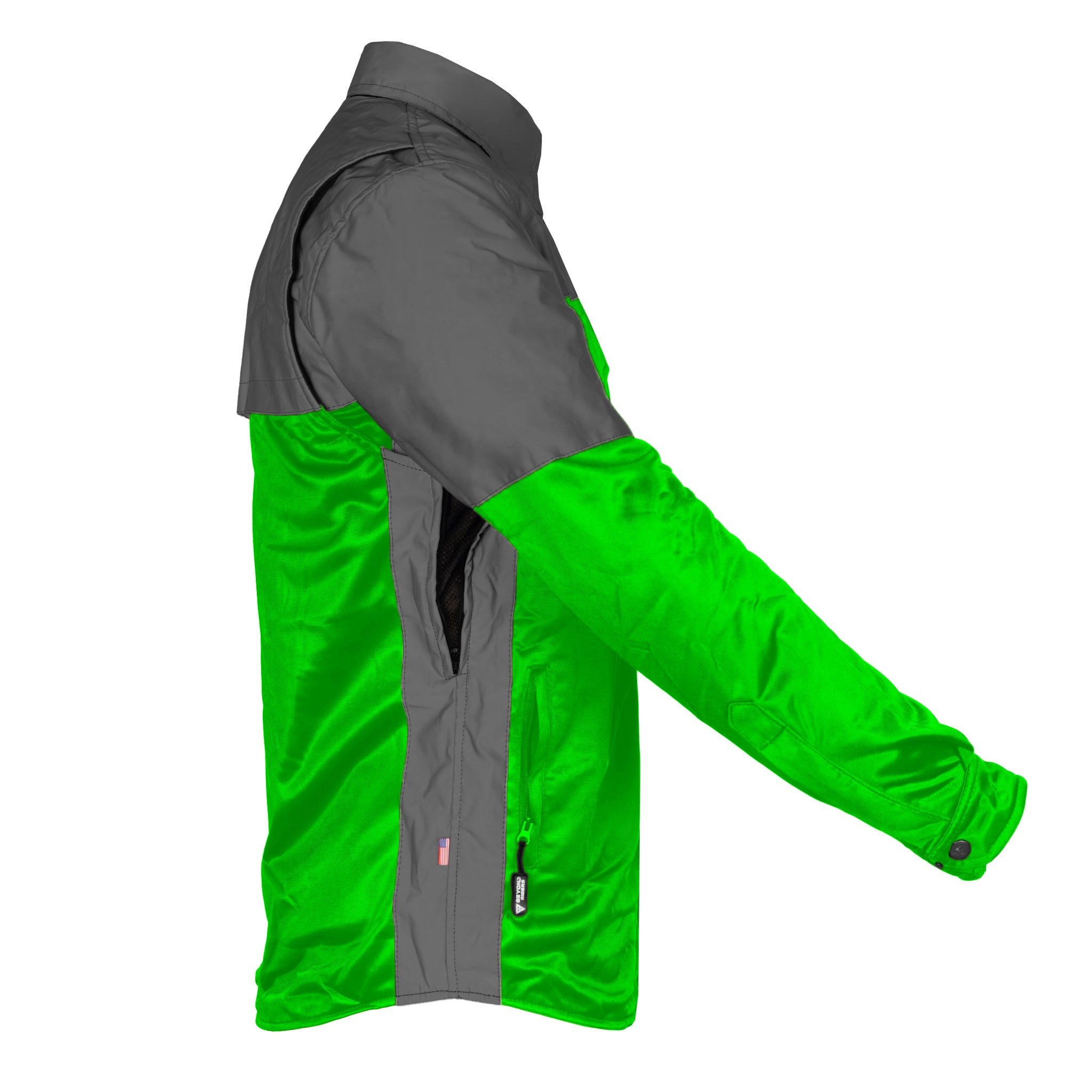 Ultra Reflective Shirt - Green Nebula with Pads
