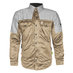 Ultra Reflective Shirt - Khaki Eclipse with Pads