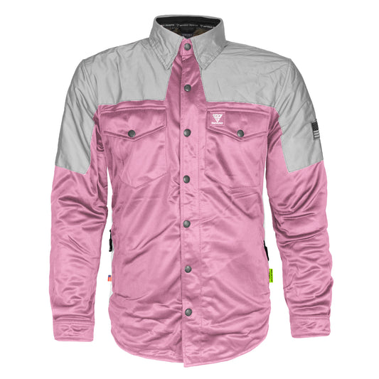 Ultra Reflective Shirt - Light Pink Eclipse with Pads
