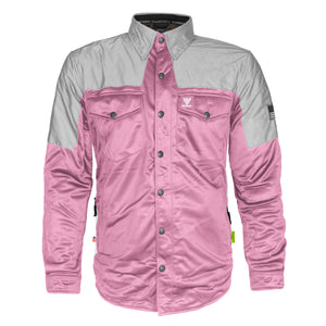 Ultra Reflective Shirt - Light Pink Eclipse with Pads