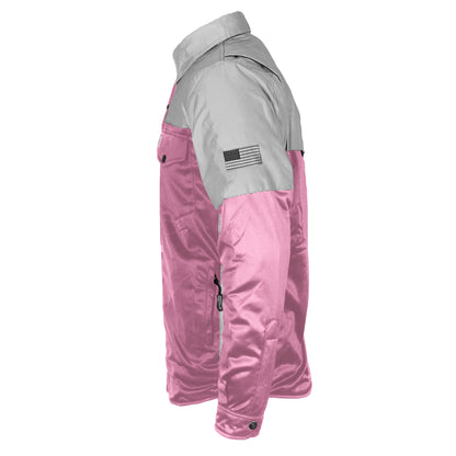 Ultra Reflective Shirt - Light Pink Eclipse with Pads