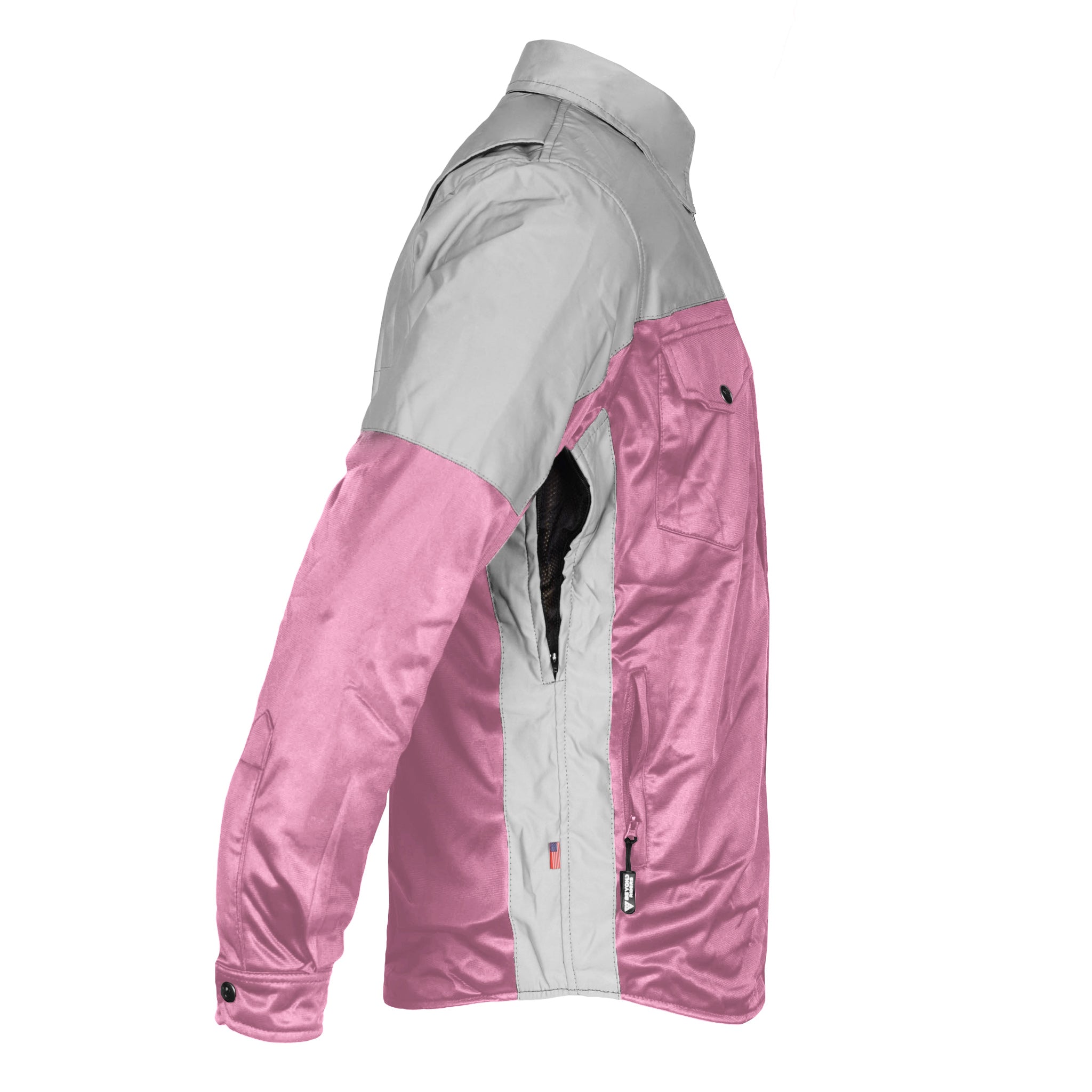 Ultra Reflective Shirt - Light Pink Eclipse with Pads