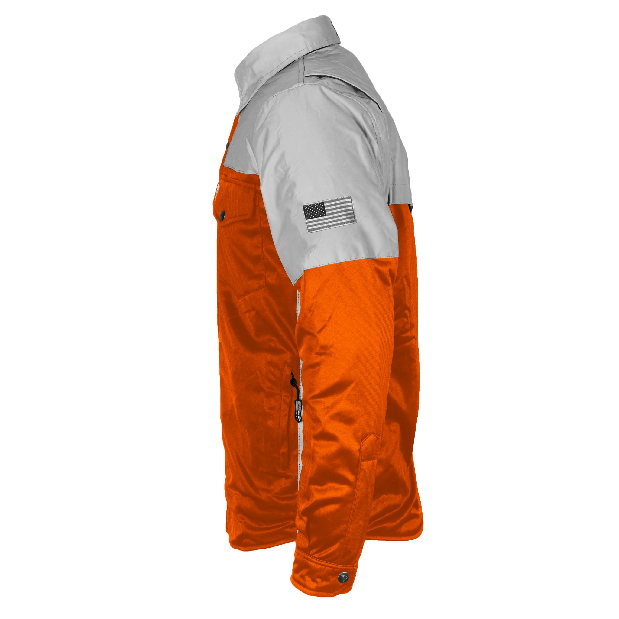 Ultra Reflective Shirt - Orange Eclipse with Pads