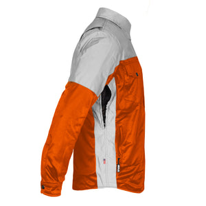 Ultra Reflective Shirt - Orange Eclipse with Pads