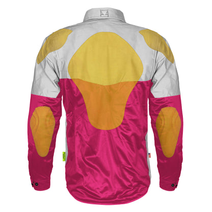 Ultra Reflective Shirt - Pink Eclipse with Pads