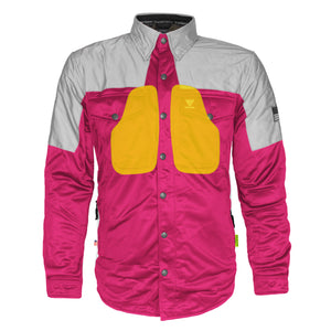Ultra Reflective Shirt - Pink Eclipse with Pads