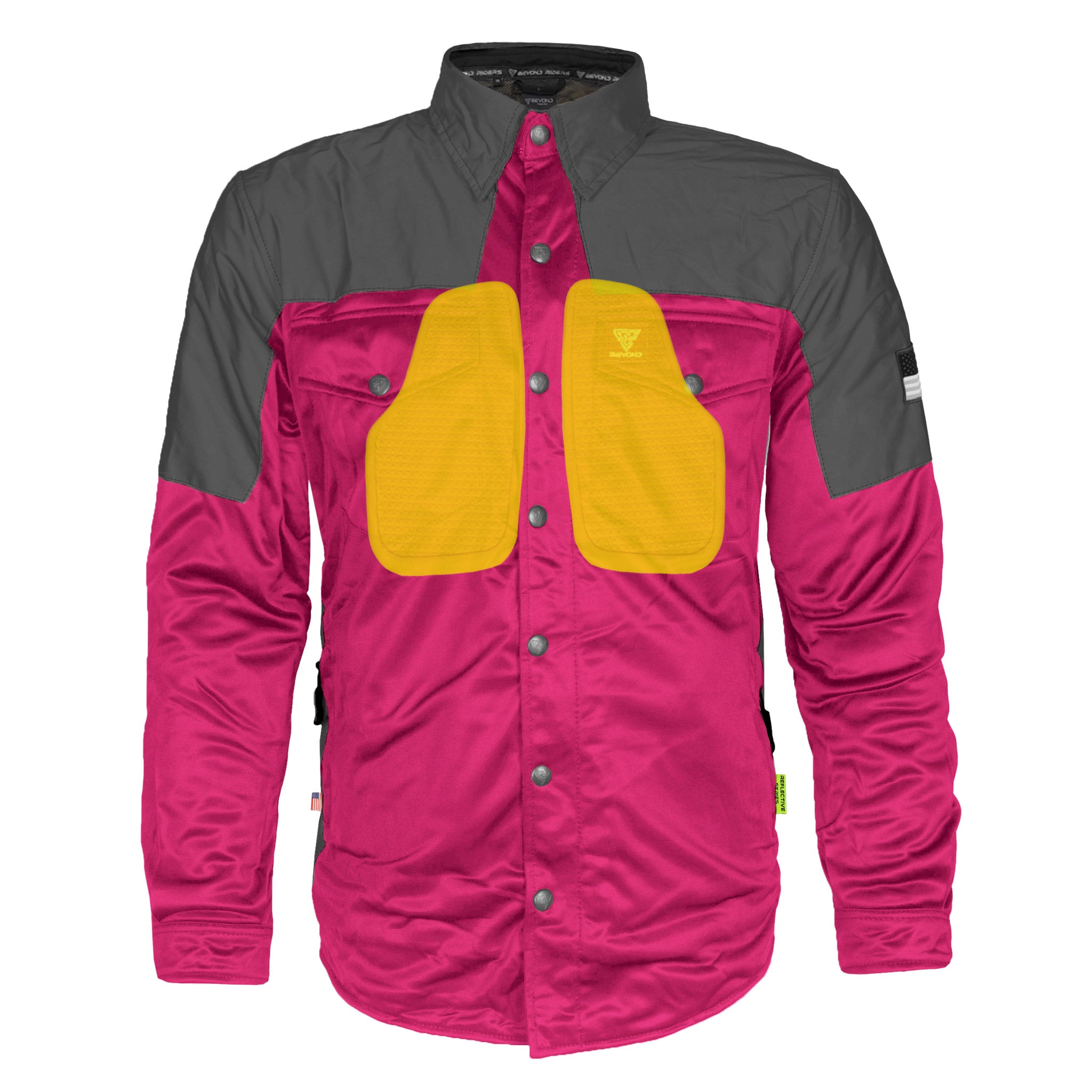 Ultra Reflective Shirt - Pink Nebula with Pads