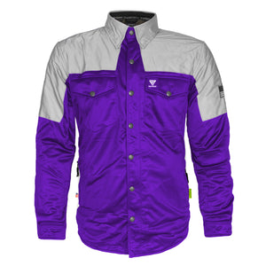 Ultra Reflective Shirt - Purple Eclipse with Pads