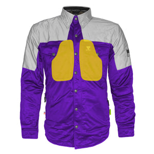 Ultra Reflective Shirt - Purple Eclipse with Pads