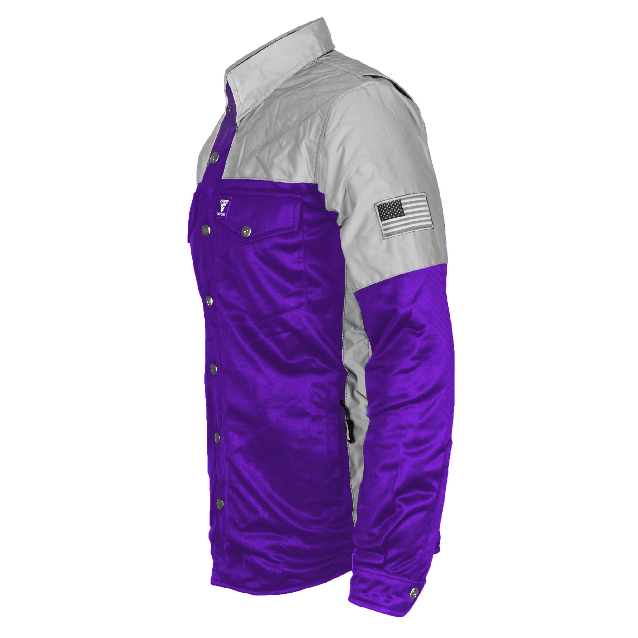 Ultra Reflective Shirt - Purple Eclipse with Pads